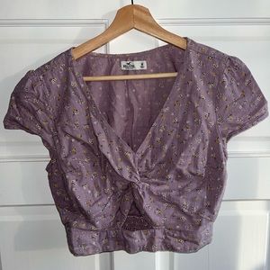 Hollister purple top